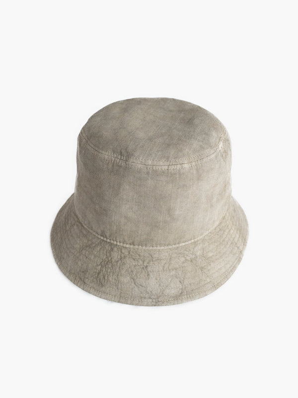 BUCKET HAT - BENGARA-DYED(GREEN)