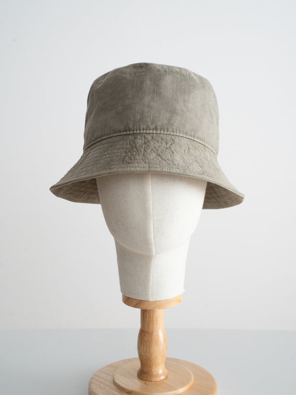 BUCKET HAT - BENGARA-DYED(GREEN)