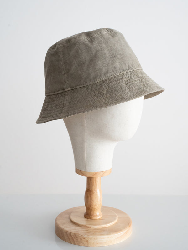 BUCKET HAT - BENGARA-DYED(GREEN)