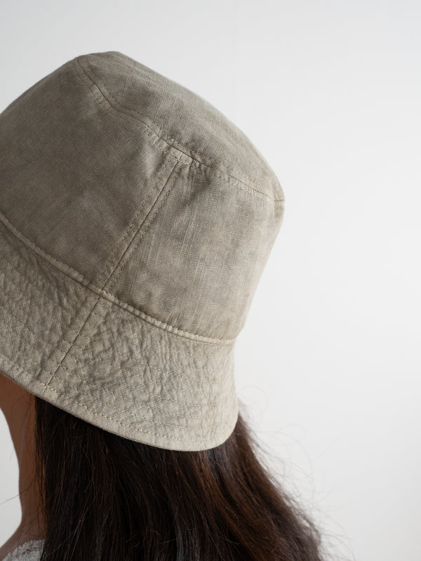 BUCKET HAT - BENGARA-DYED(GREEN)