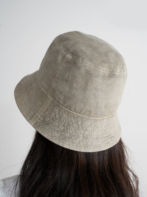 BUCKET HAT - BENGARA-DYED(GREEN)