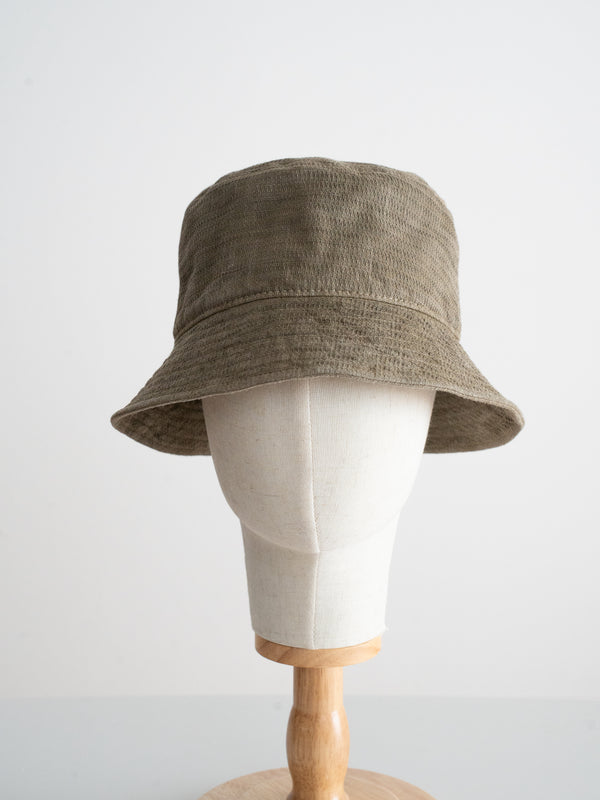 BUCKET HAT - BENGARA-DYED(GREEN)