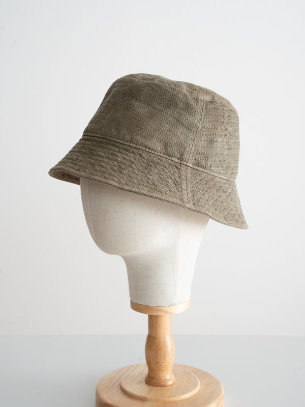 BUCKET HAT - BENGARA-DYED(GREEN)