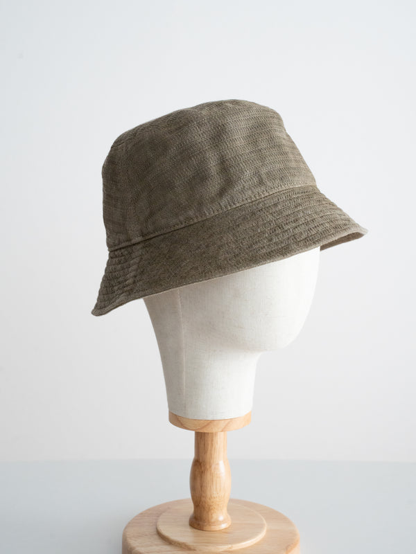 BUCKET HAT - BENGARA-DYED(GREEN)
