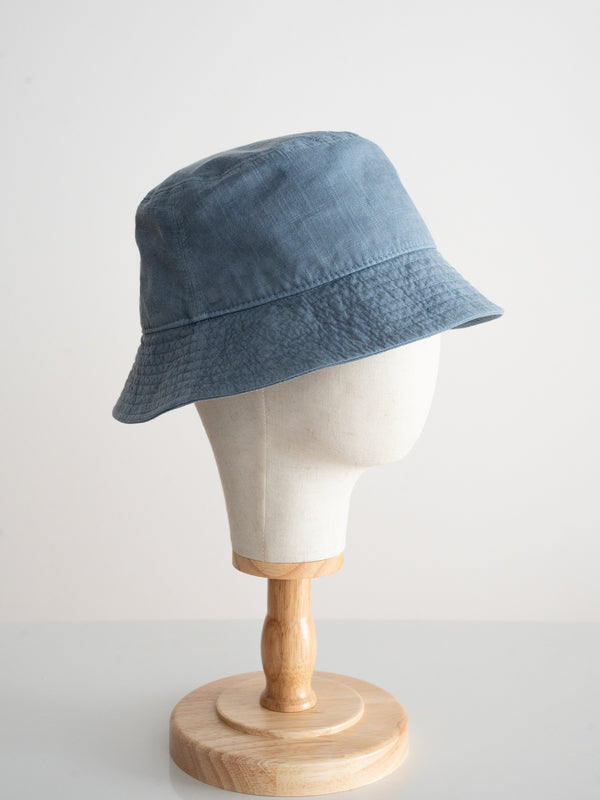 BUCKET HAT - INDIGO-DYE