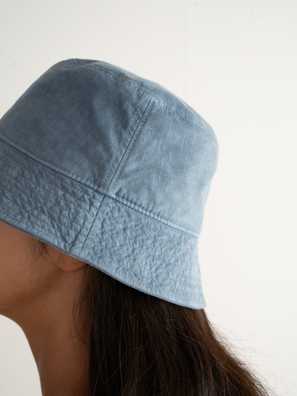 BUCKET HAT - INDIGO-DYE