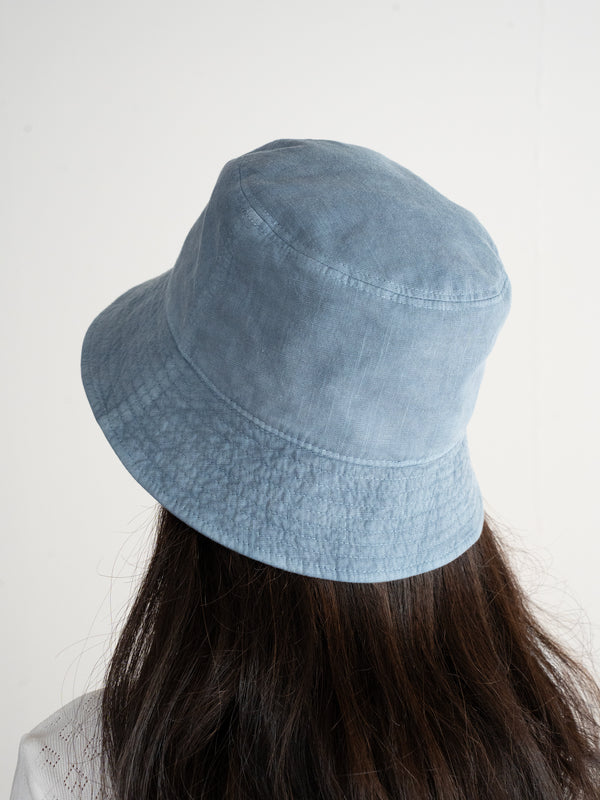 BUCKET HAT - INDIGO-DYE