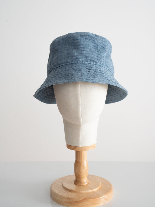 BUCKET HAT - INDIGO-DYE