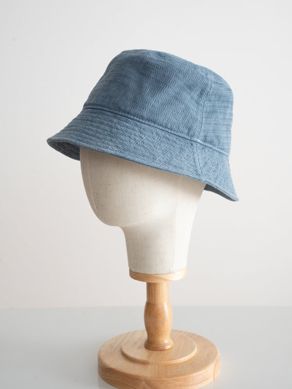 BUCKET HAT - INDIGO-DYE
