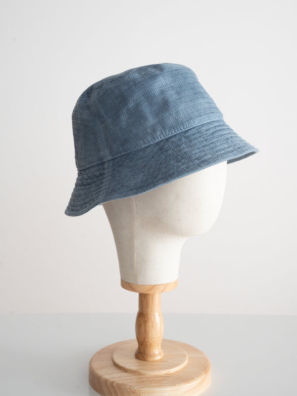 BUCKET HAT - INDIGO-DYE