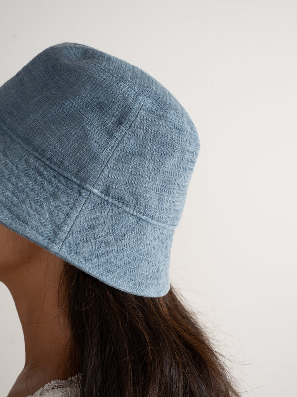 BUCKET HAT - INDIGO-DYE
