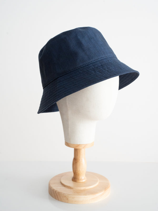 BUCKET HAT - NAVY(PLAIN)
