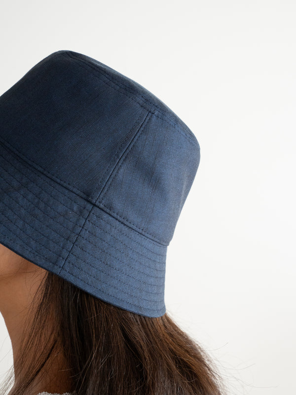 BUCKET HAT - NAVY(PLAIN)