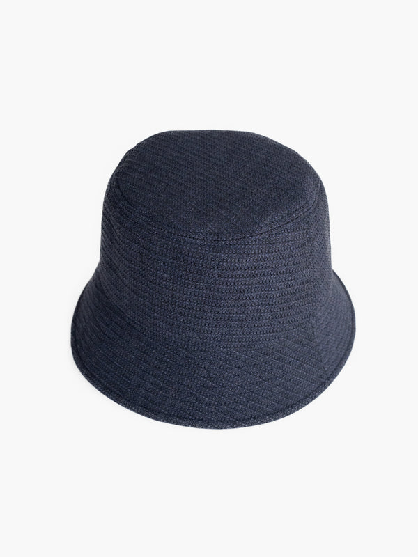 BUCKET HAT- NAVY(WAFFLE)