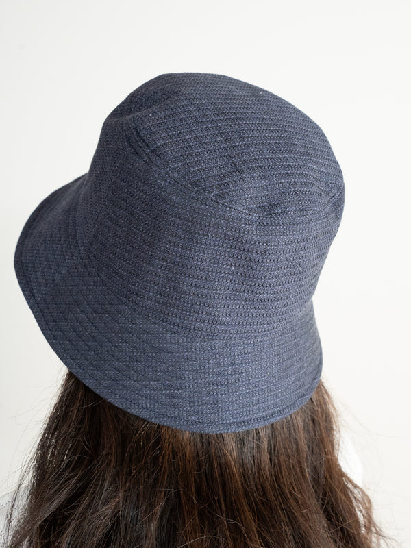 BUCKET HAT- NAVY(WAFFLE)