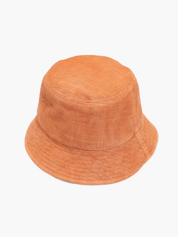 BUCKET HAT - BENGARA-DYED(ORANGE)