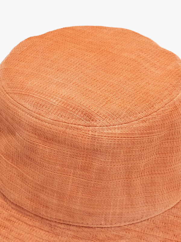 BUCKET HAT - BENGARA-DYED(ORANGE)