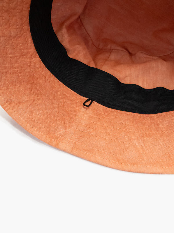BUCKET HAT - BENGARA-DYED(ORANGE)