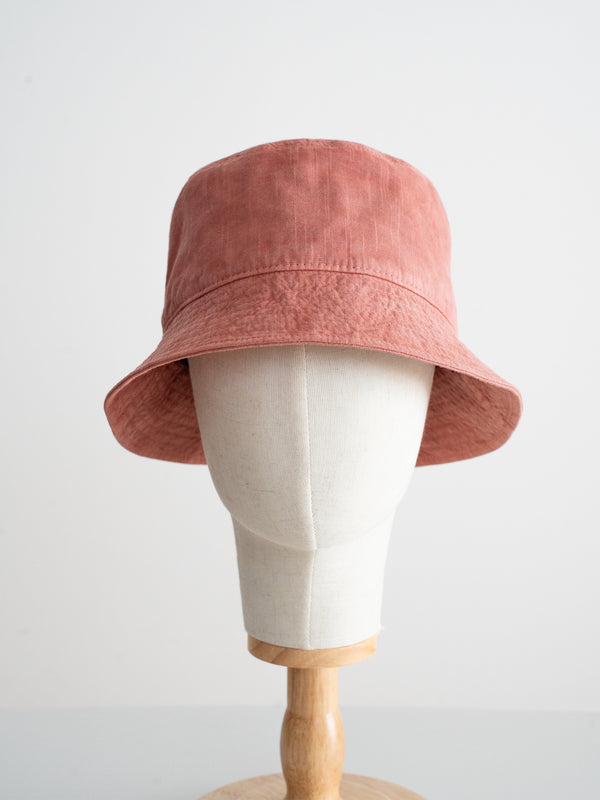 BUCKET HAT - BENGARA-DYED (RED)