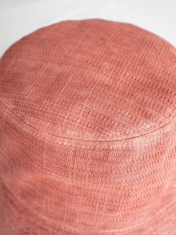 BUCKET HAT - BENGARA-DYED (RED)