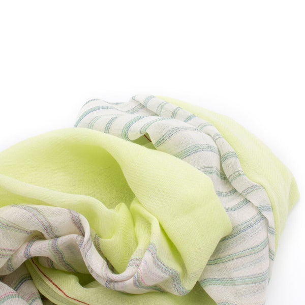 MINI / STRIPED ORGANIC COTTON SCARF