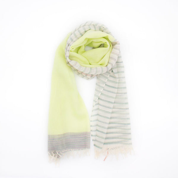 MINI / STRIPED ORGANIC COTTON SCARF