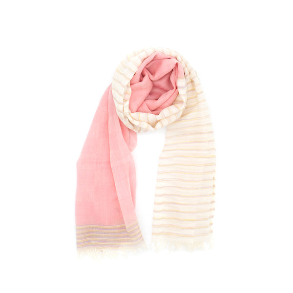 MINI / STRIPED ORGANIC COTTON SCARF