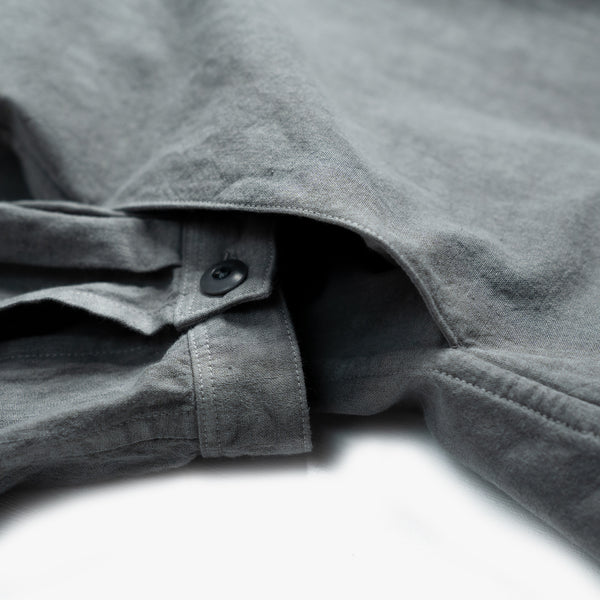 WOMEN’S SHIRT DRESS - SOOT DYED