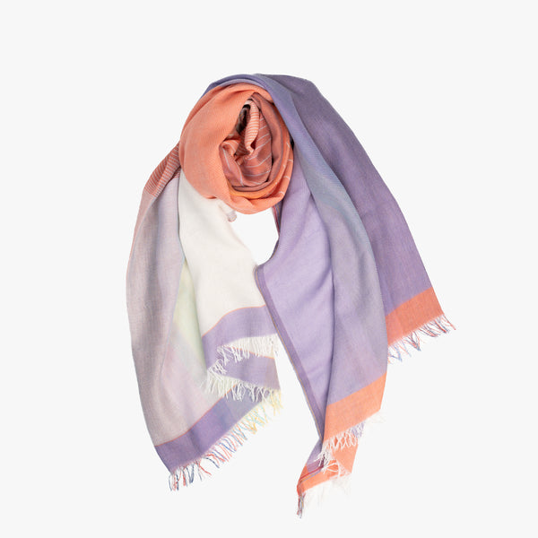 STANDARD / GRADIENT WEAVE COTTON SHAWL