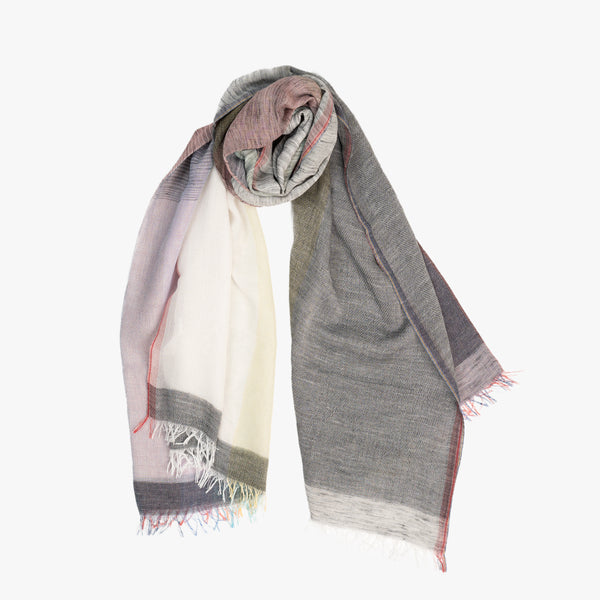 STANDARD / GRADIENT WEAVE COTTON SHAWL