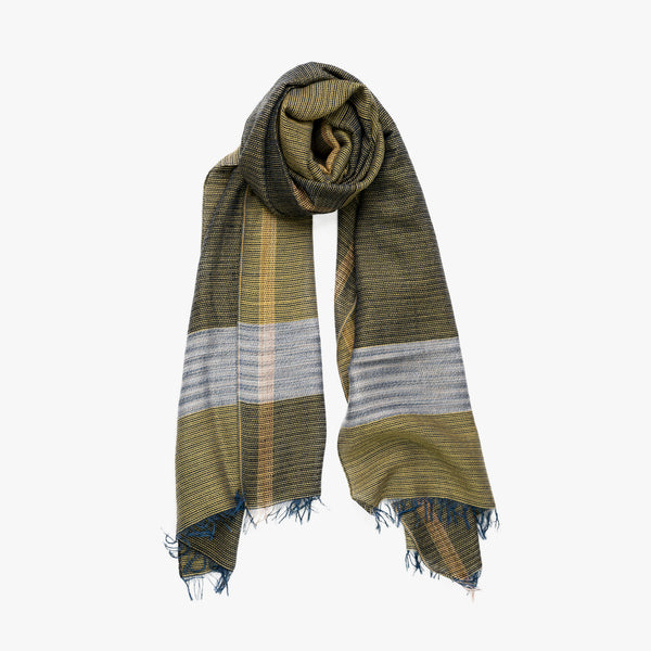 SMALL / DOUBLE FACED MERINO WOOL SCARF