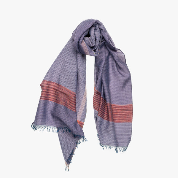SMALL / DOUBLE FACED MERINO WOOL SCARF
