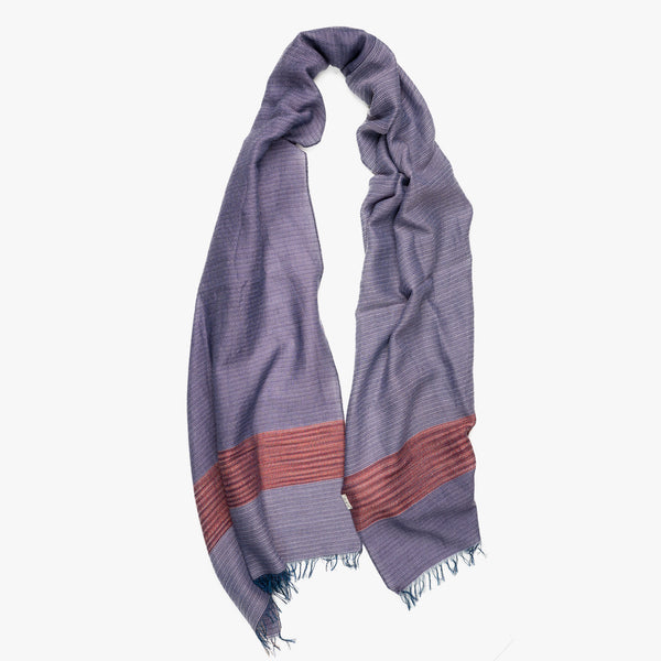 SMALL / DOUBLE FACED MERINO WOOL SCARF