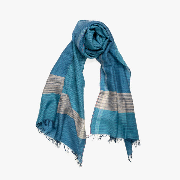 SMALL / DOUBLE FACED MERINO WOOL SCARF