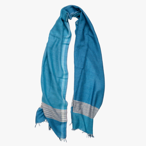 SMALL / DOUBLE FACED MERINO WOOL SCARF