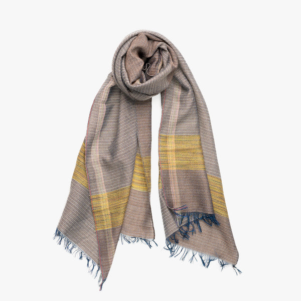 SMALL / DOUBLE FACED MERINO WOOL SCARF