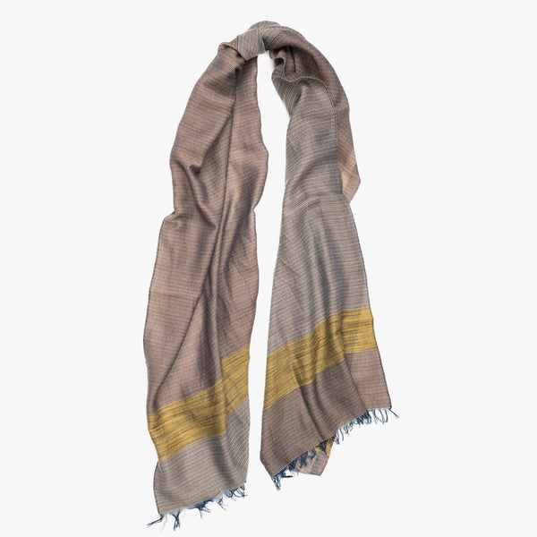SMALL / DOUBLE FACED MERINO WOOL SCARF