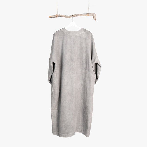 WOMEN’S GATHERED DRESS - SOOT DYED