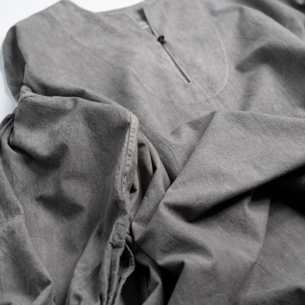 WOMEN’S GATHERED DRESS - SOOT DYED