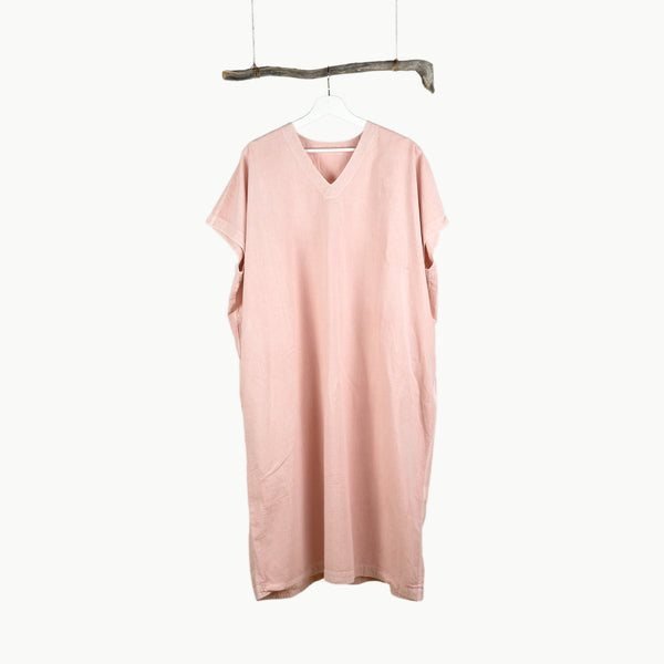 WOMEN’S SHORT SLEEVE DRESS -  BENGARA DYED