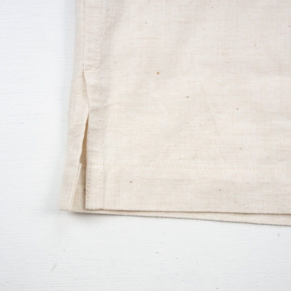 OPEN COLLAR SHIRT - BENGARA DYED
