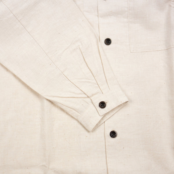 OPEN COLLAR SHIRT - BENGARA DYED