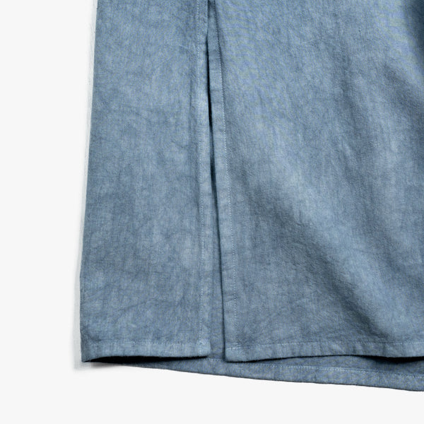 WOMEN’S SHIRT DRESS - INDIGO DYED