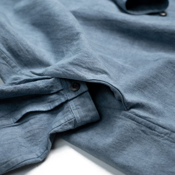 WOMEN’S SHIRT DRESS - INDIGO DYED