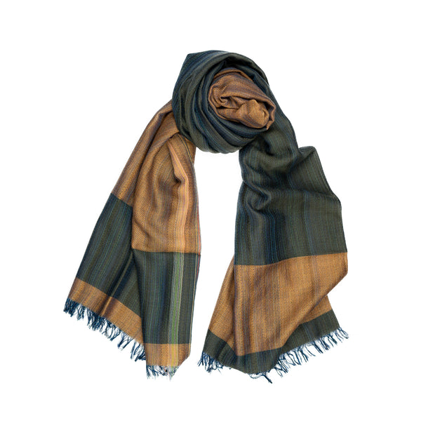 STANDARD / TWO-TONE MERINO WOOL SHAWL