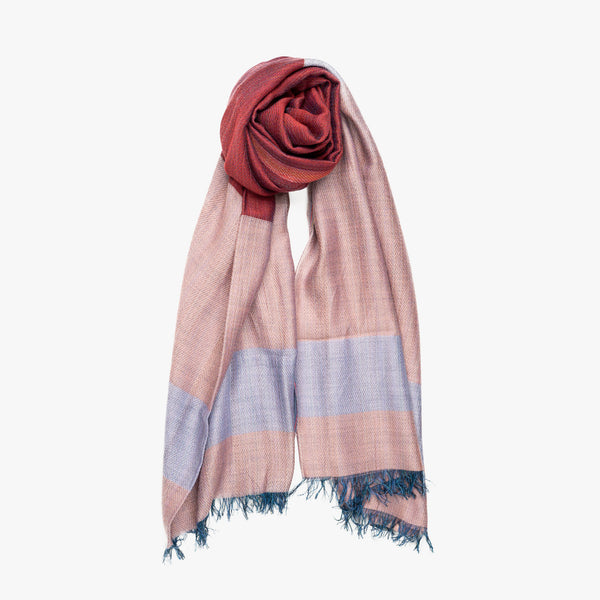 STANDARD / THREE-TONE MERINO WOOL SHAWL