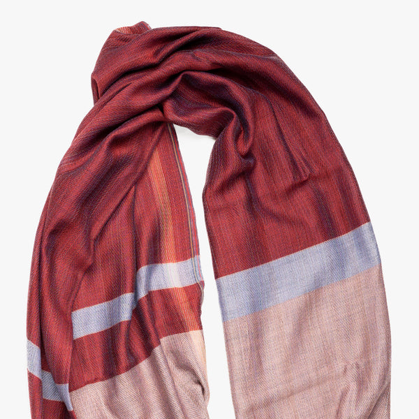 STANDARD / THREE-TONE MERINO WOOL SHAWL