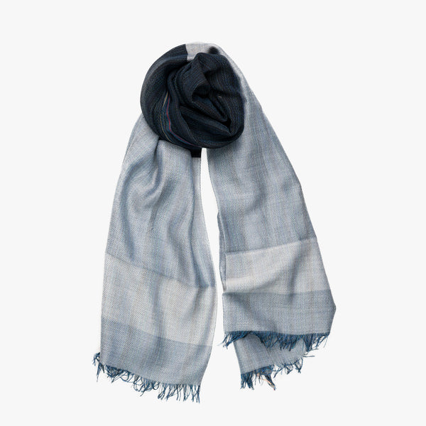 STANDARD / THREE-TONE MERINO WOOL SHAWL