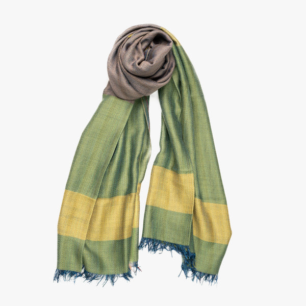 STANDARD / THREE-TONE MERINO WOOL SHAWL
