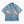 Hand-stitched Sashiko Aloha Shirt with Clover Motif No.019